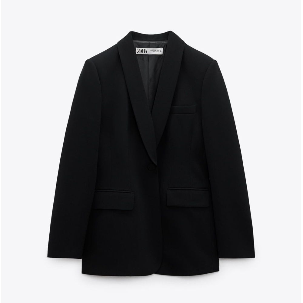 Zara Structured Black Blazer